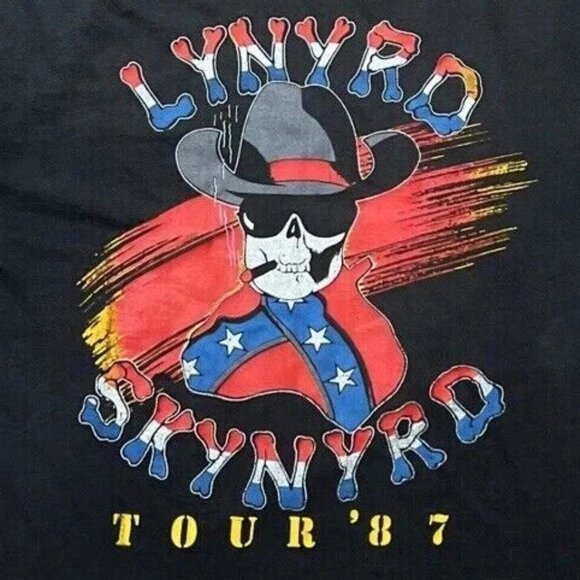 987 Lynyrd Skynyrd Tour T-Shirt – Southern Rock band T-Shirt 134 - Picture 2 of 5